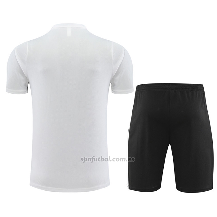 Chandal del Paris Saint-Germain Manga Corta 2023-2024 Blanco - Pantalon Corto